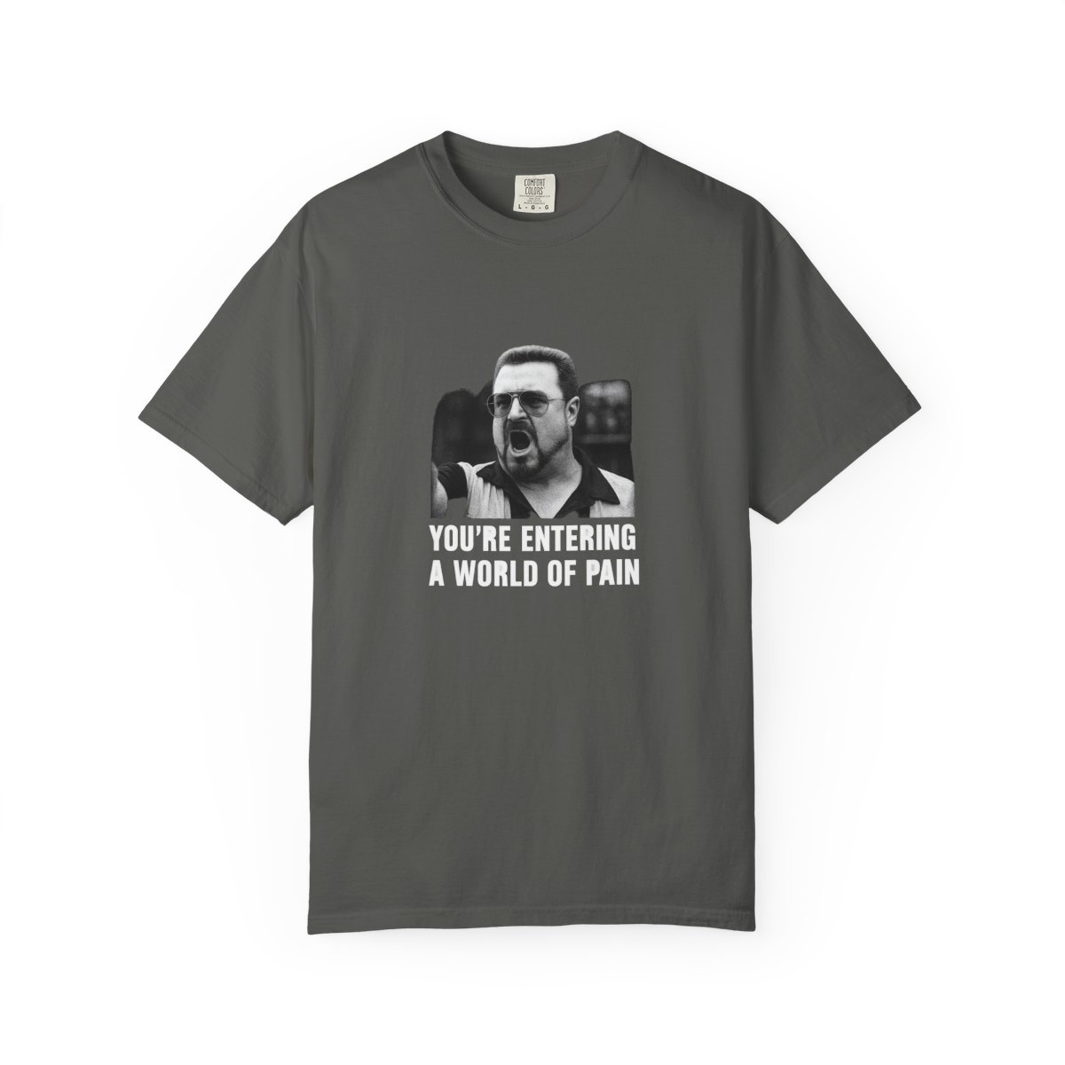 The Big Lebowski 'World of Pain' Bold T-Shirt - alternate angle 4, merchandise