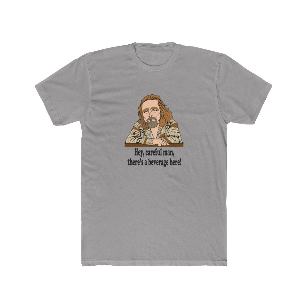 The Big Lebowski Fan Art T Shirt - Dude Abides Movie Gift
