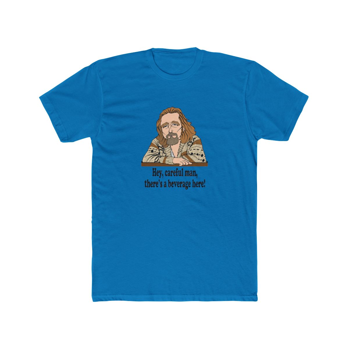 The Big Lebowski Fan Art T Shirt - Dude Abides Movie Gift - alternate angle 4, merchandise