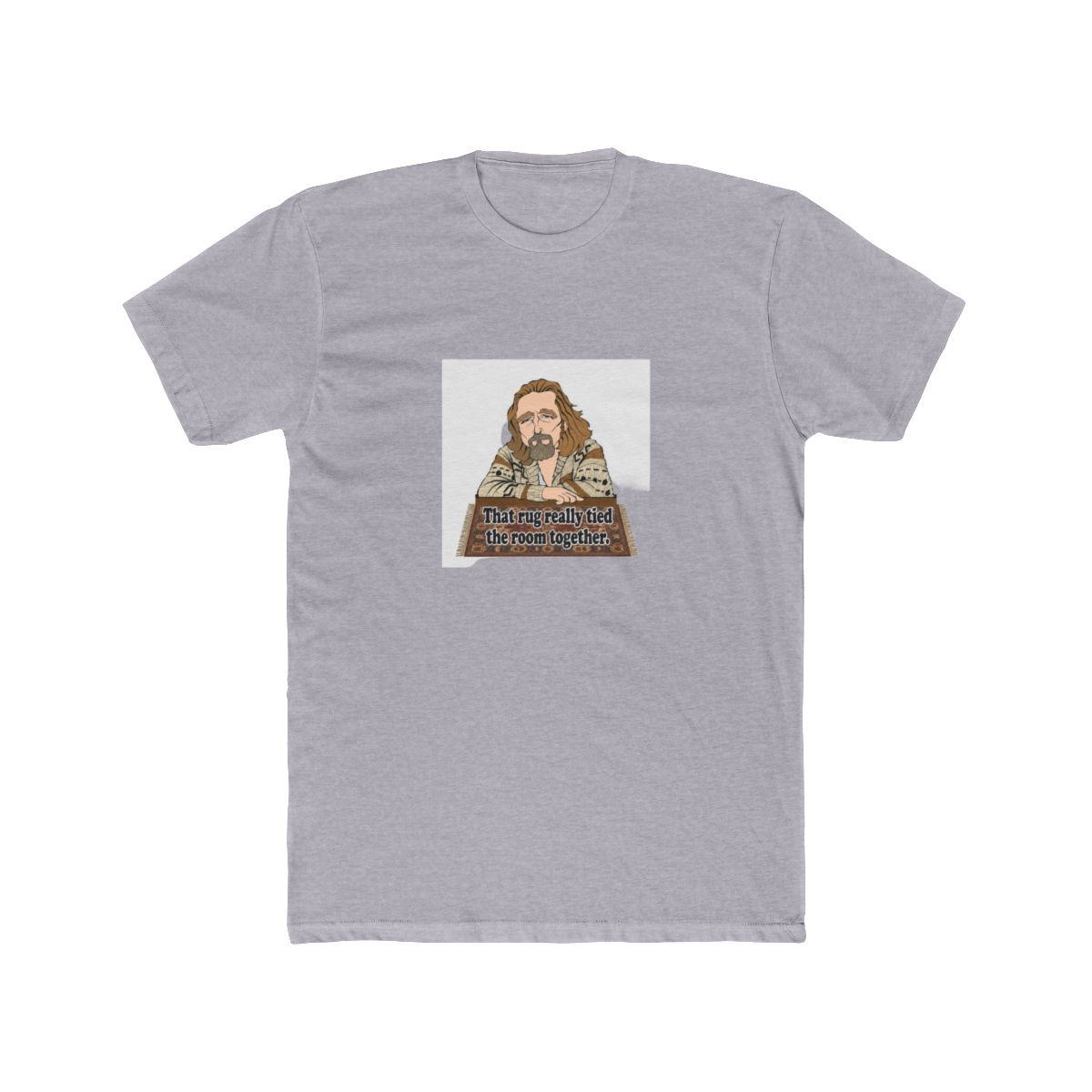 The Big Lebowski Dude Abides Fan Art T Shirt - Movie Buff Gift - alternate angle 4, merchandise