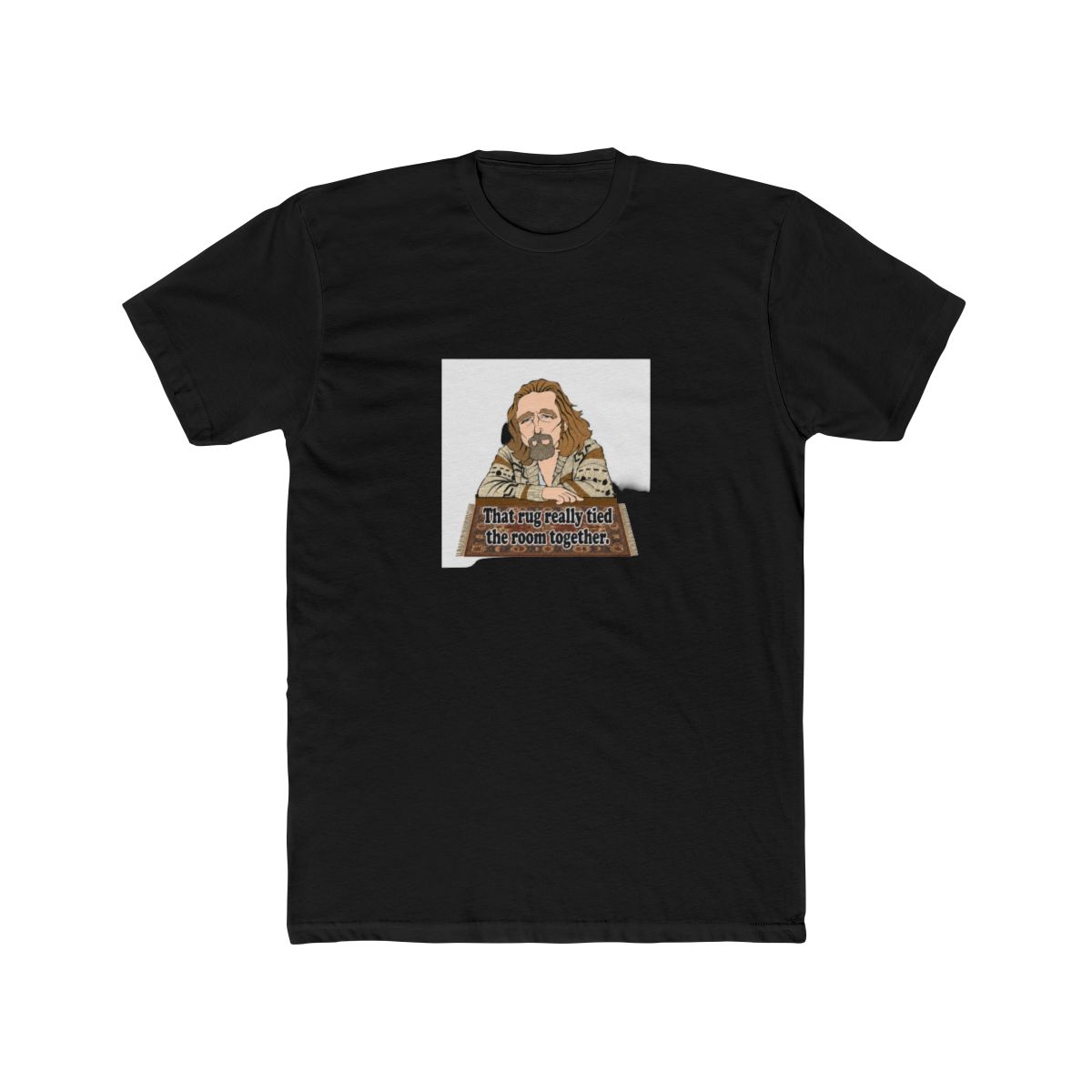 The Big Lebowski Dude Abides Fan Art T Shirt - Movie Buff Gift - alternate angle 3, merchandise