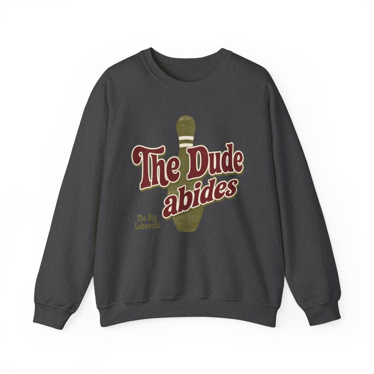 The Big Lebowski "The Dude abides" Crewneck - alternate angle 3, merchandise