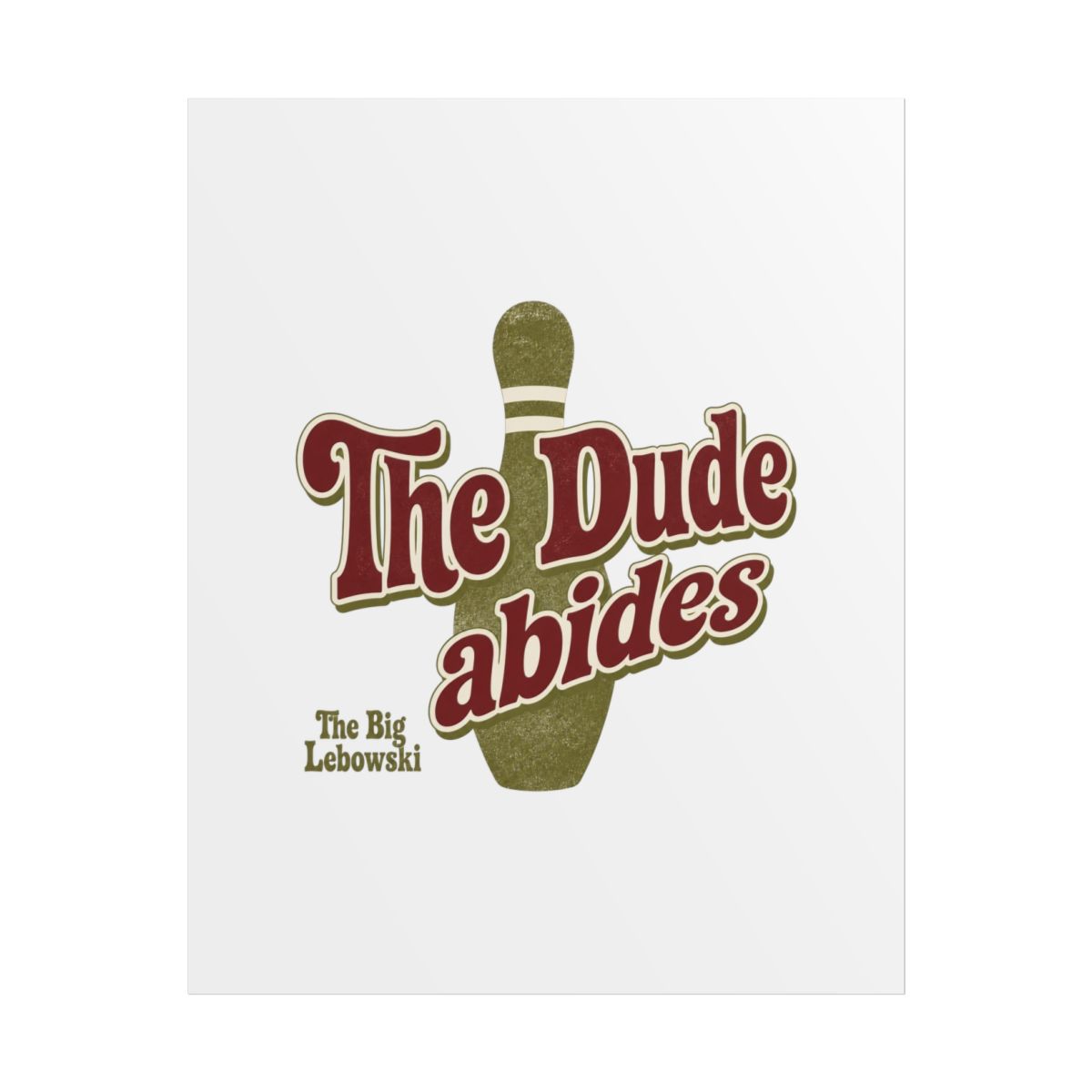 The Big Lebowski "The Dude abides" Poster - Official Posters & Wall Art merchandise