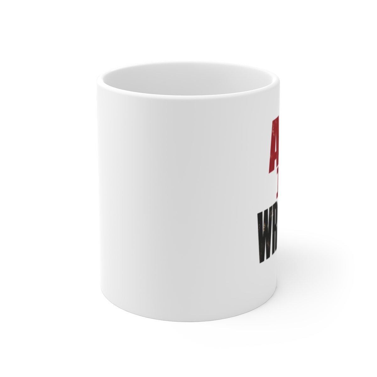 The Big Lebowski "Am I wrong?" White Mug - alternate angle 1, merchandise