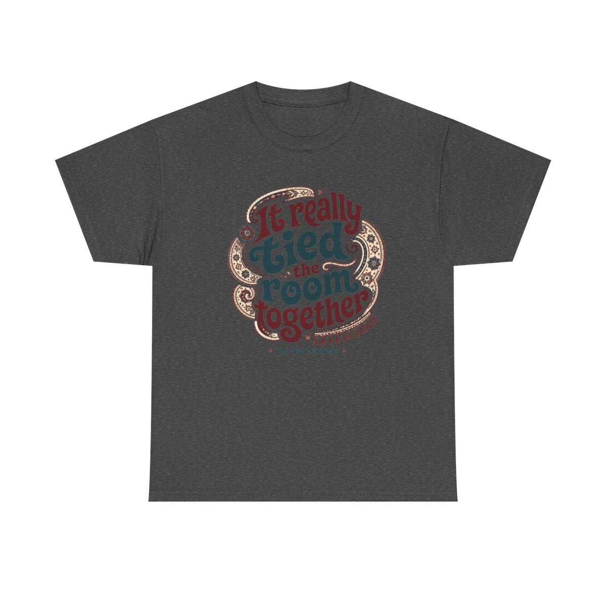The Big Lebowski "It really tied the room together" Unisex Tee - alternate angle 3, merchandise