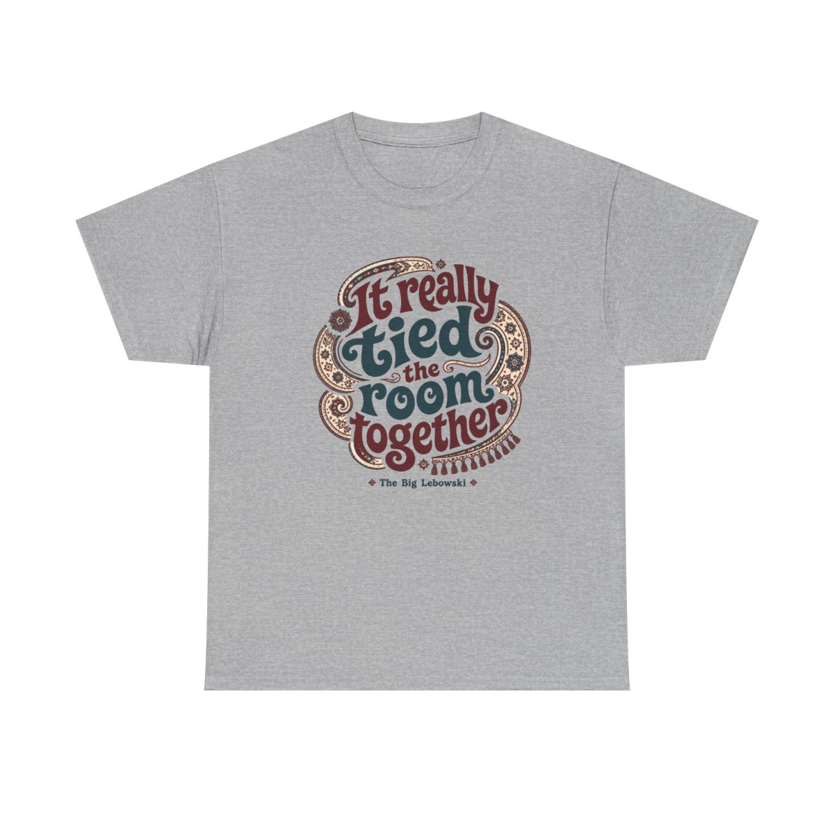 The Big Lebowski "It really tied the room together" Unisex Tee - alternate angle 2, merchandise