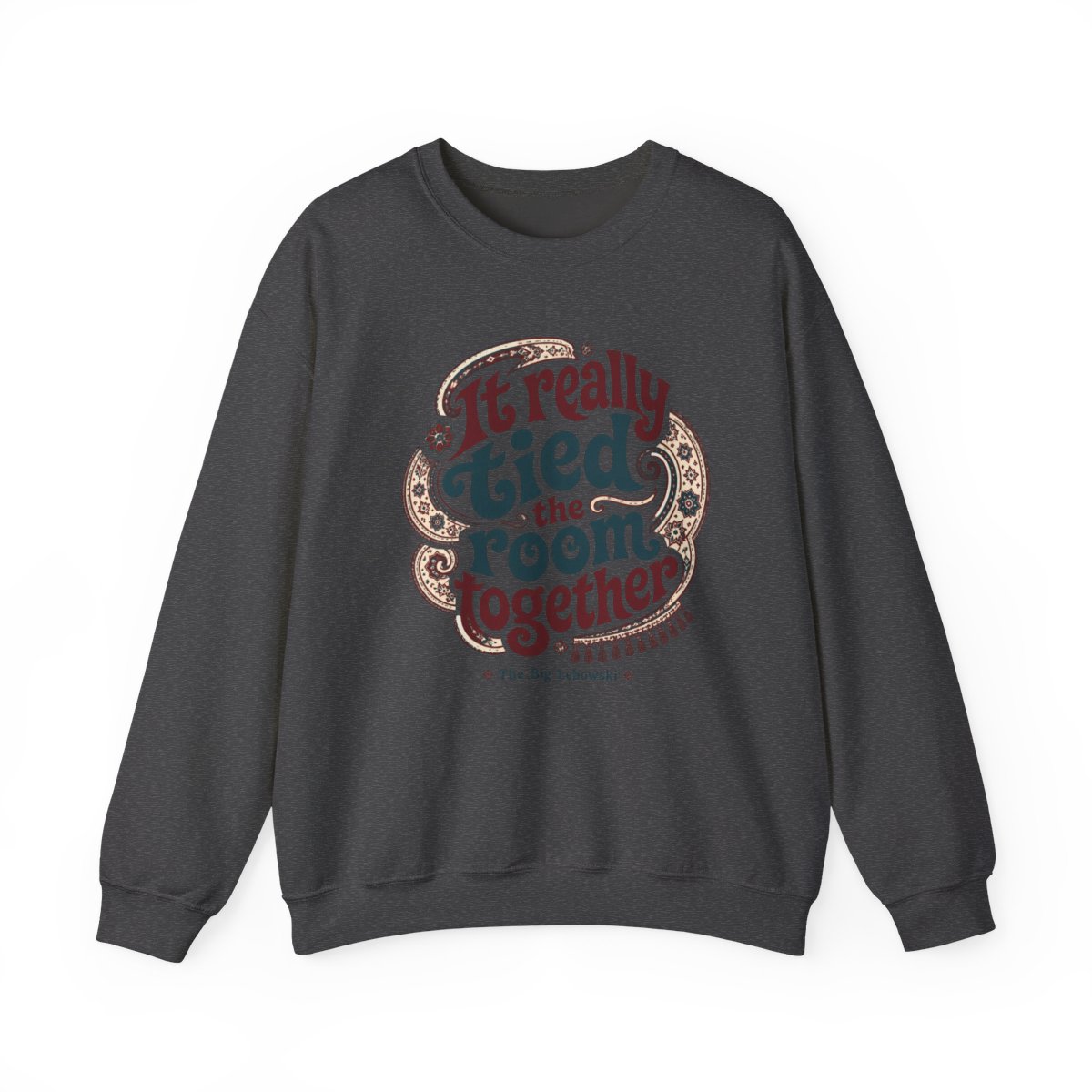 The Big Lebowski "It really tied the room together" Crewneck - alternate angle 3, merchandise