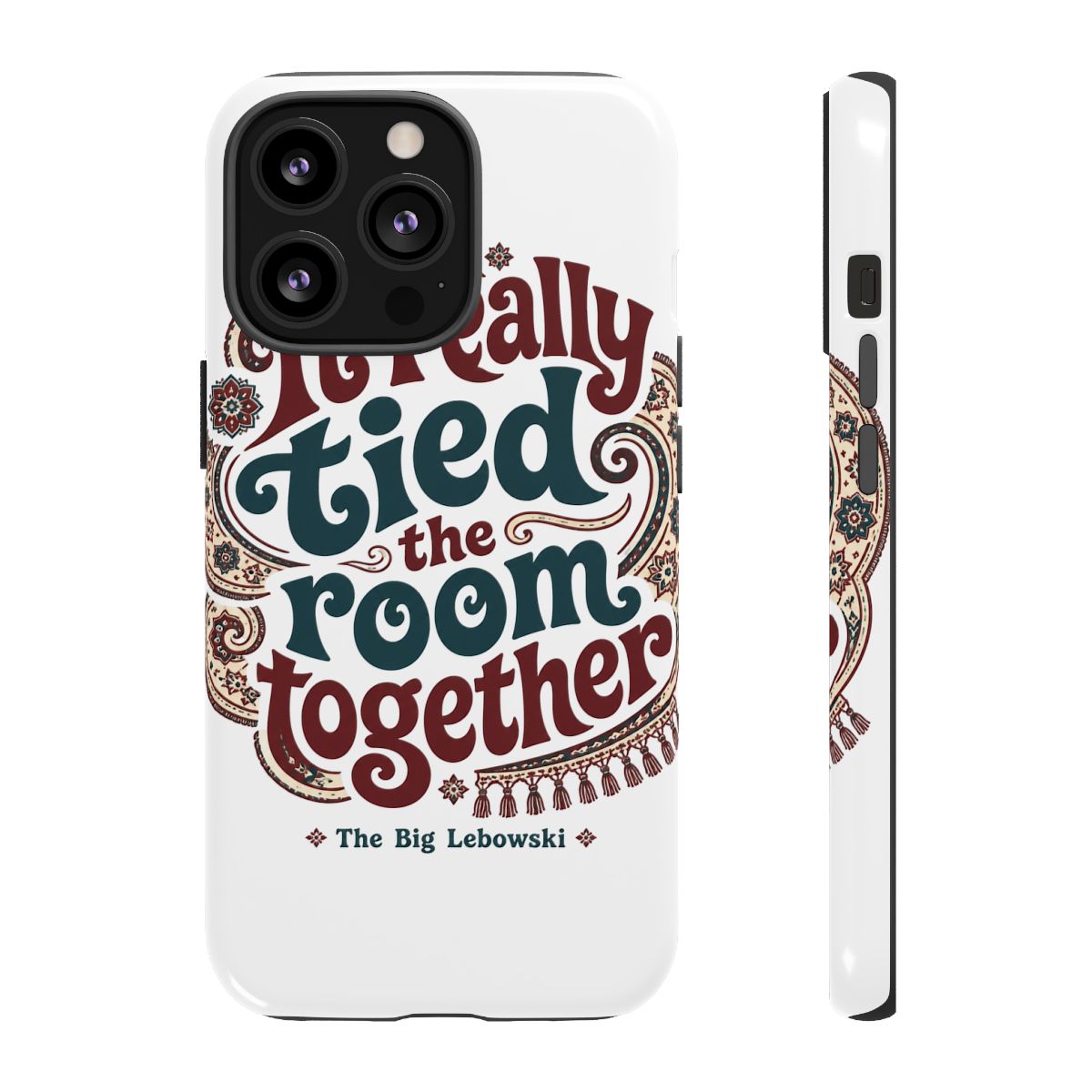 The Big Lebowski "It really tied the room together" Phone Case - alternate angle 1, merchandise