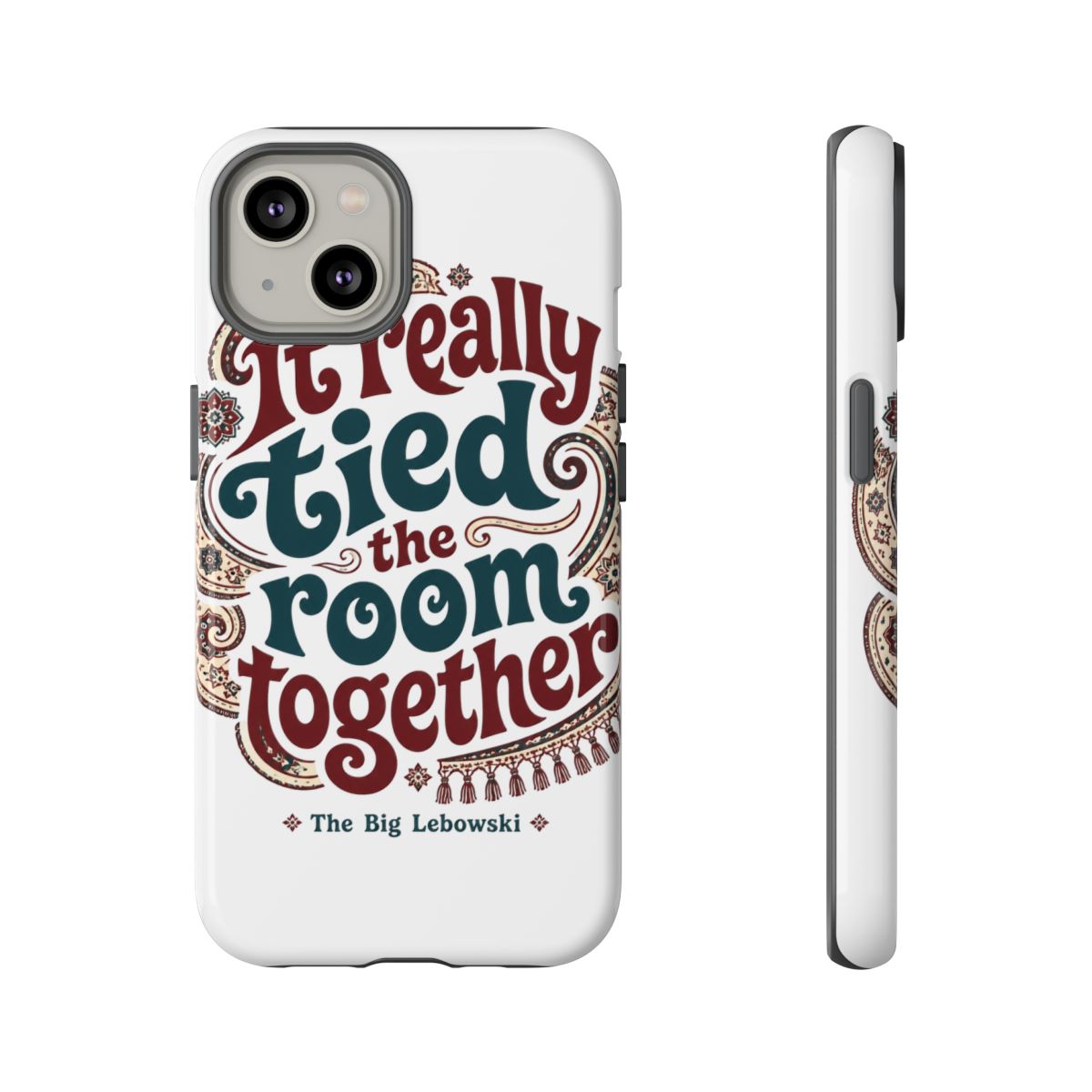The Big Lebowski "It really tied the room together" Phone Case - alternate angle 3, merchandise
