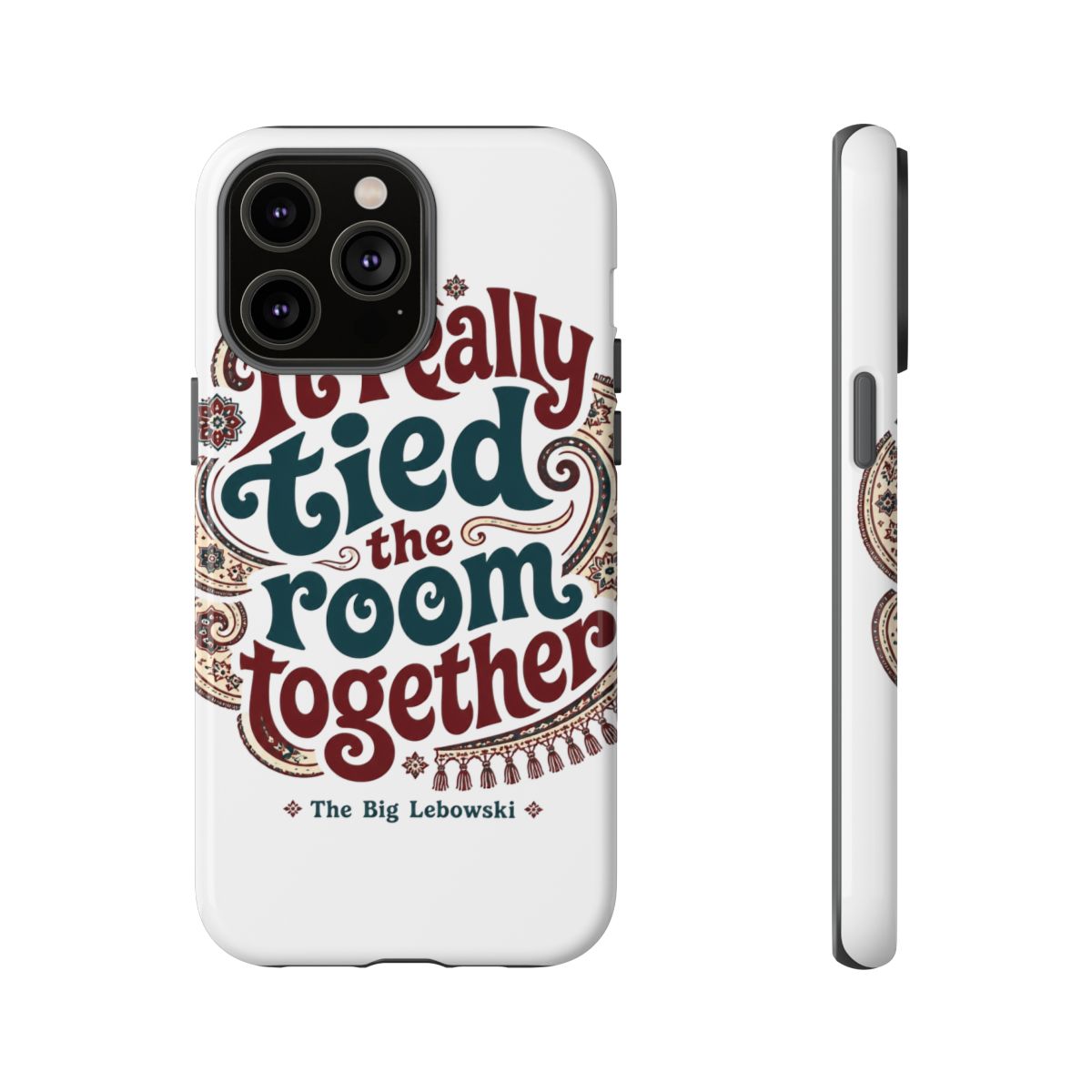 The Big Lebowski "It really tied the room together" Phone Case - alternate angle 5, merchandise