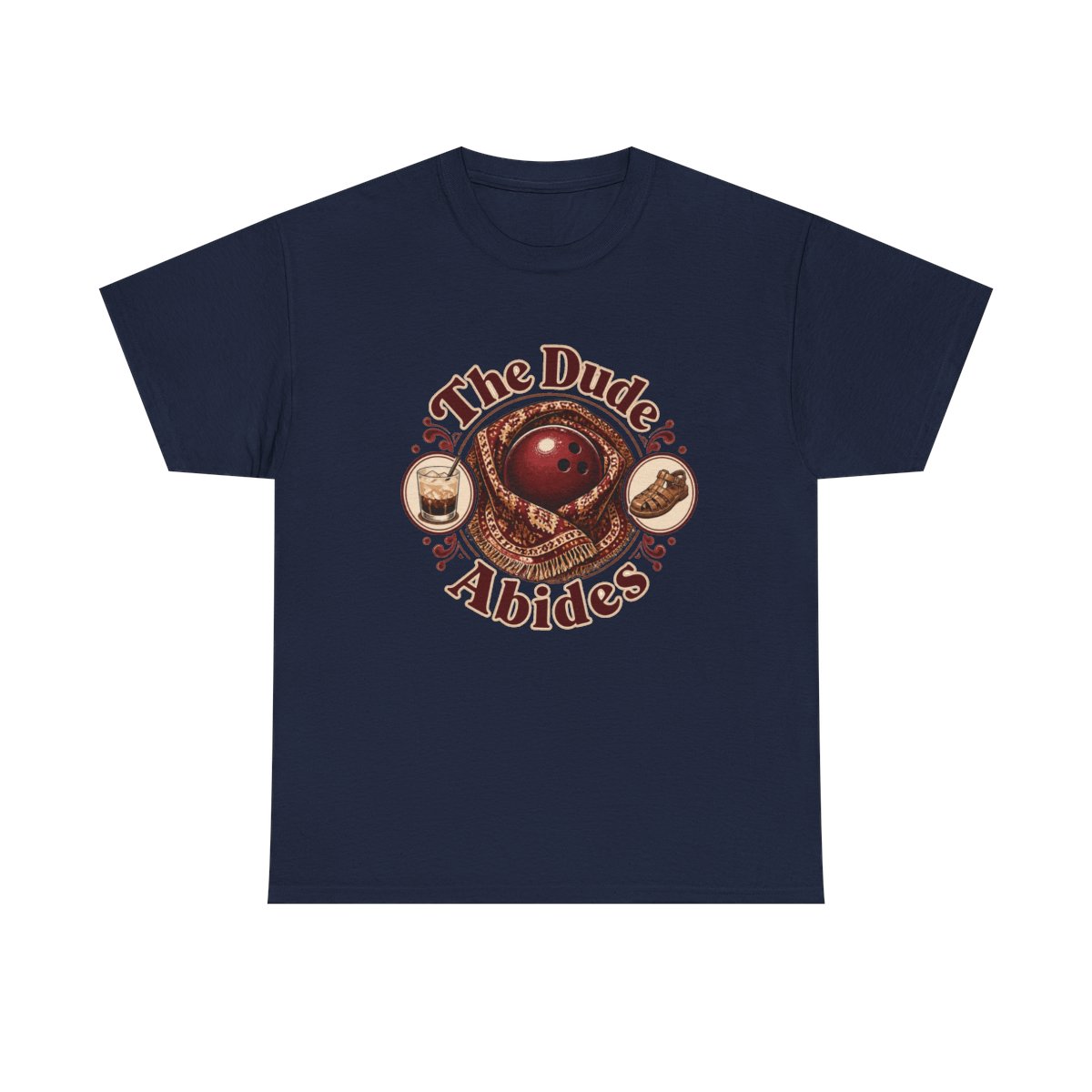 The Big Lebowski "The Dude Abides" Unisex Tee - alternate angle 3, merchandise