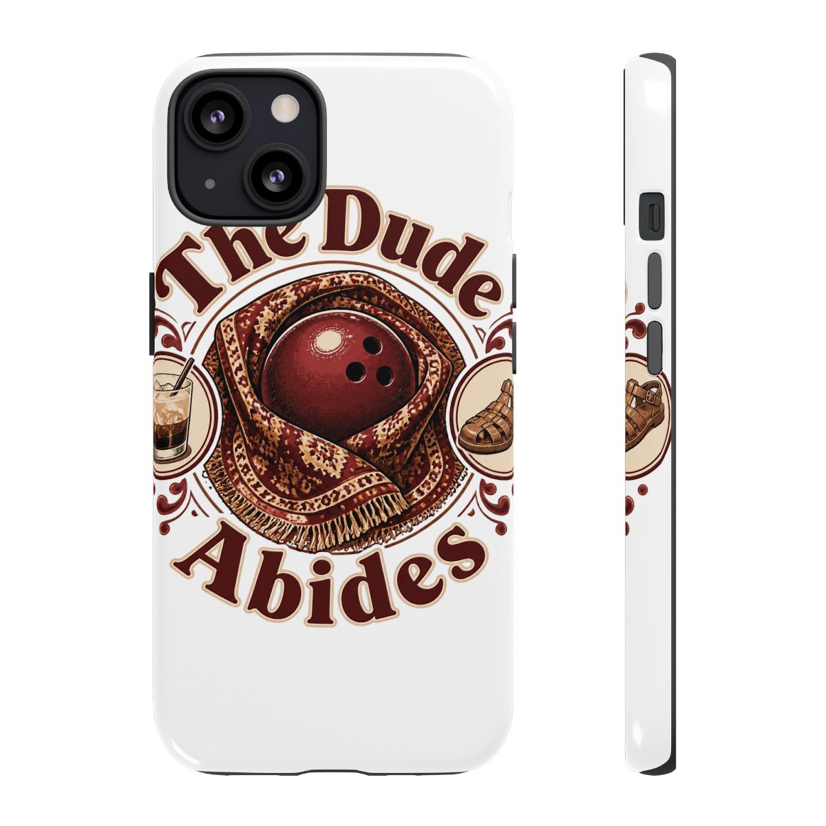 The Big Lebowski "The Dude Abides" Phone Case