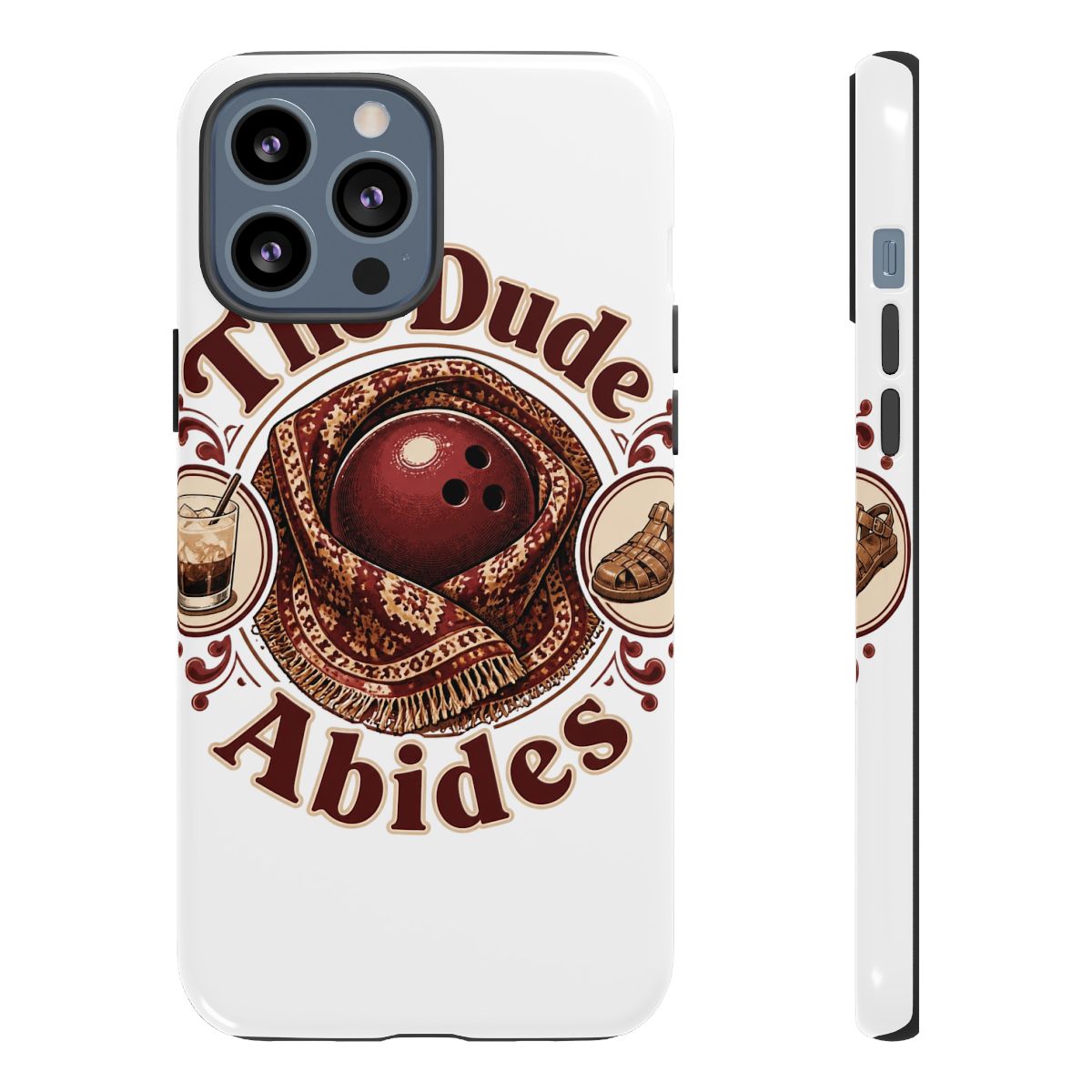 The Big Lebowski "The Dude Abides" Phone Case - alternate angle 2, merchandise