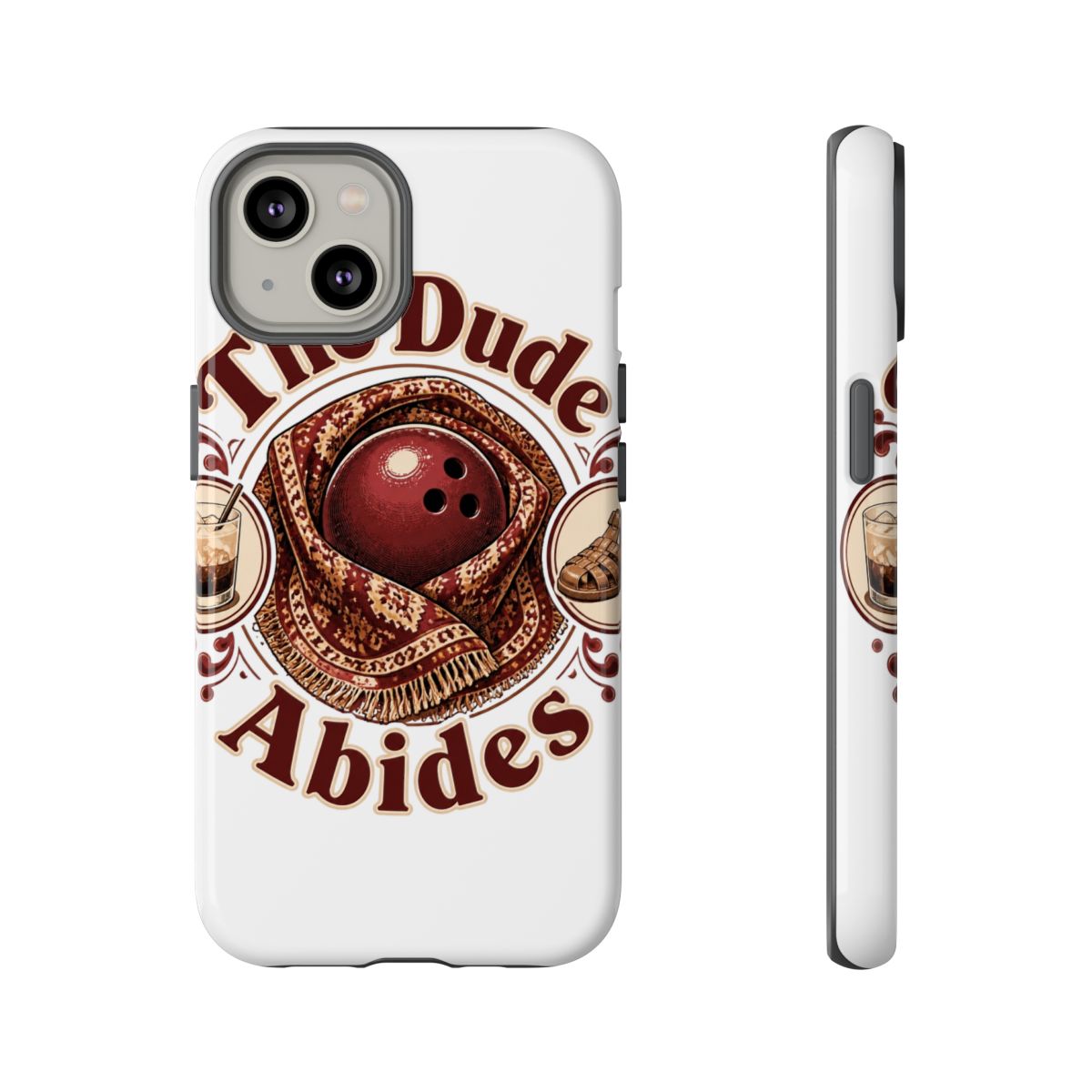 The Big Lebowski "The Dude Abides" Phone Case - alternate angle 3, merchandise