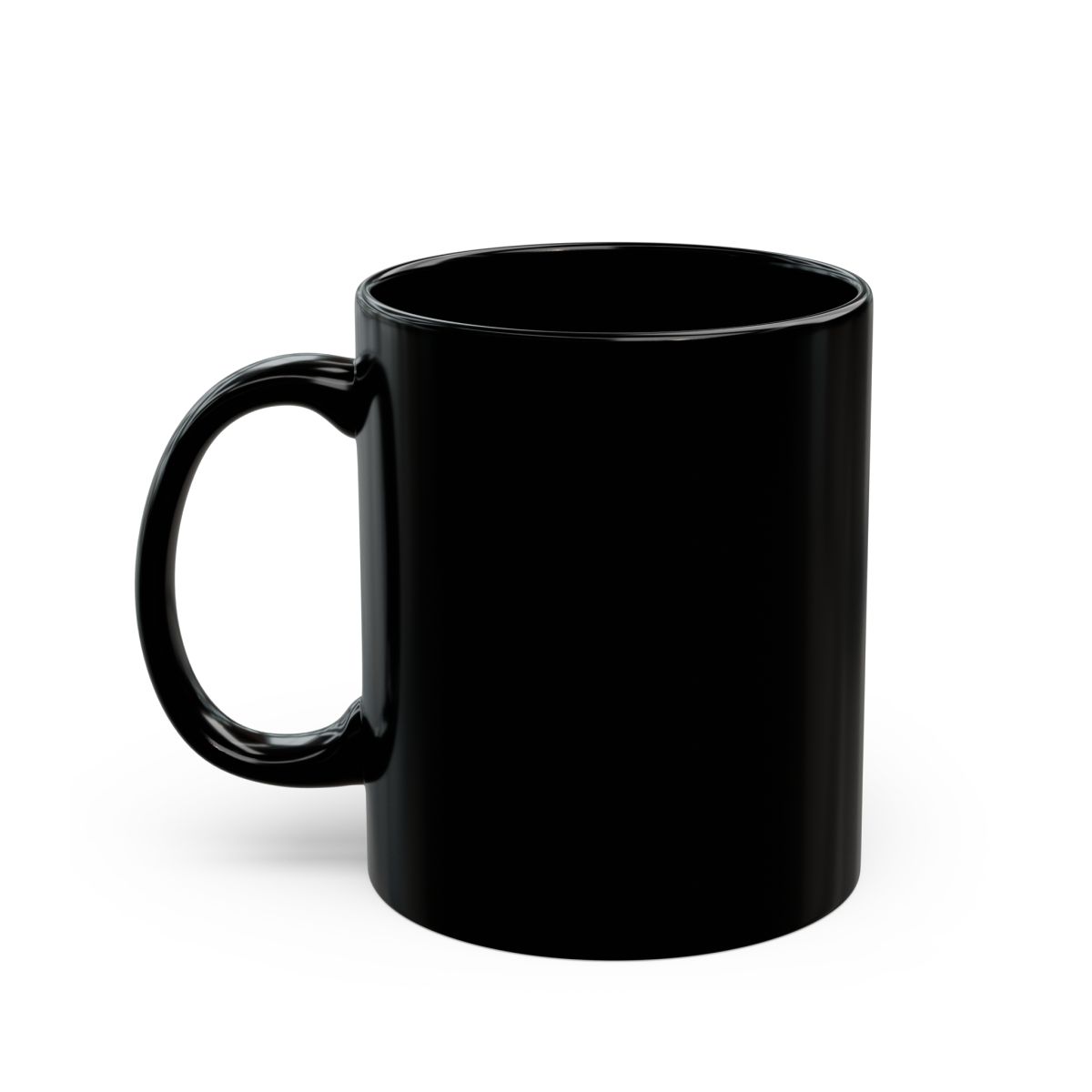 The Big Lebowski "The Dude Abides" Black Mug - alternate angle 3, merchandise