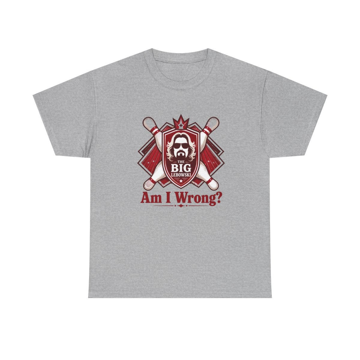 The Big Lebowski "Am I Wrong?" Unisex Tee - alternate angle 2, merchandise