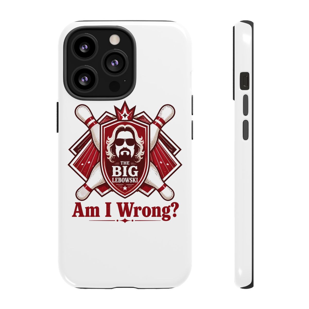 The Big Lebowski "Am I Wrong?" Phone Case - alternate angle 1, merchandise