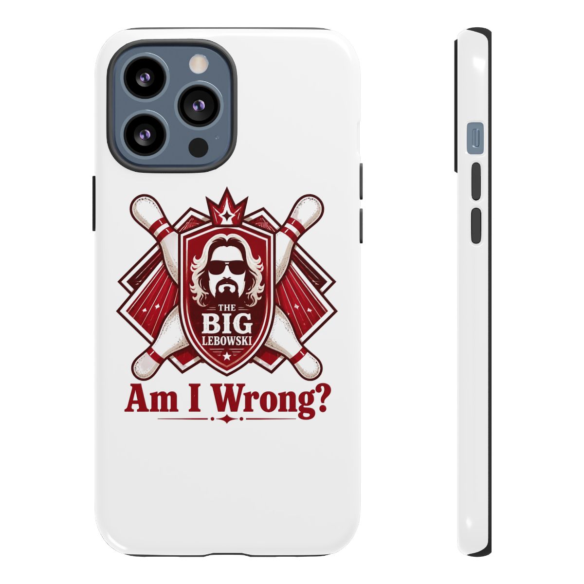 The Big Lebowski "Am I Wrong?" Phone Case - alternate angle 2, merchandise