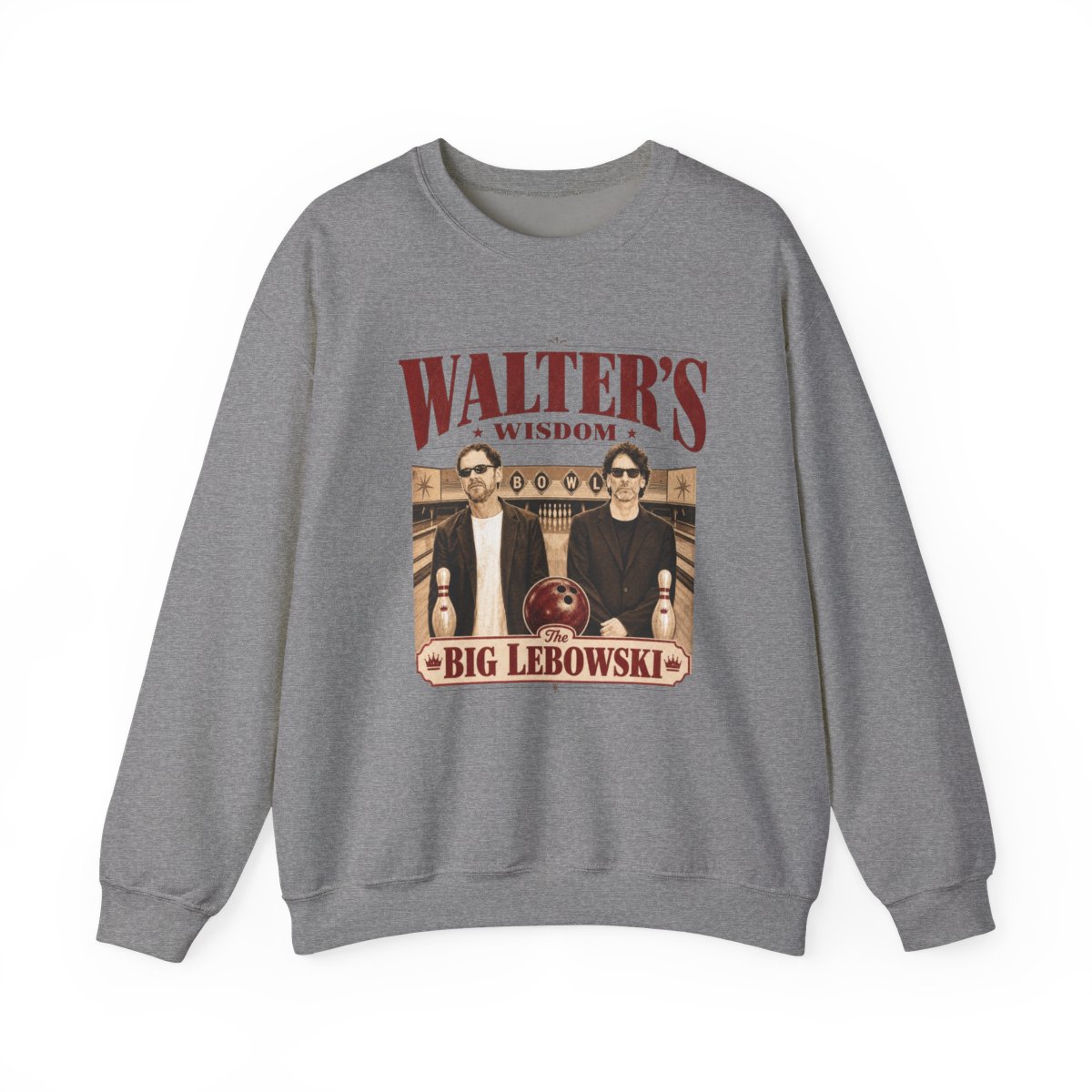 The Big Lebowski "Walter" Crewneck - alternate angle 2, merchandise