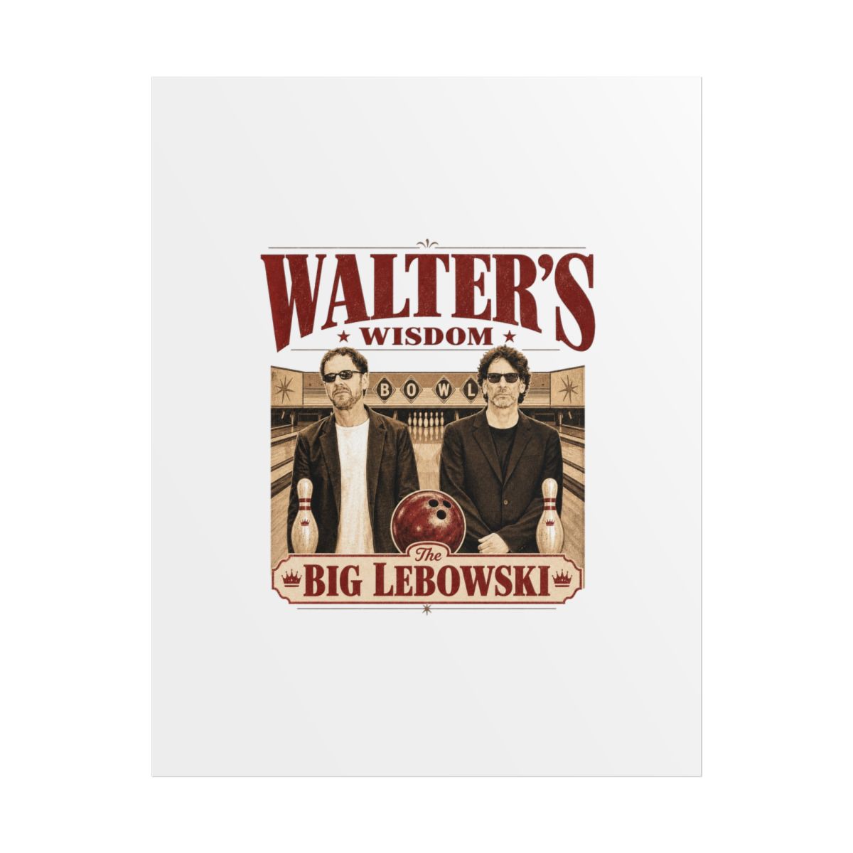 The Big Lebowski "Walter" Poster - alternate angle 1, merchandise