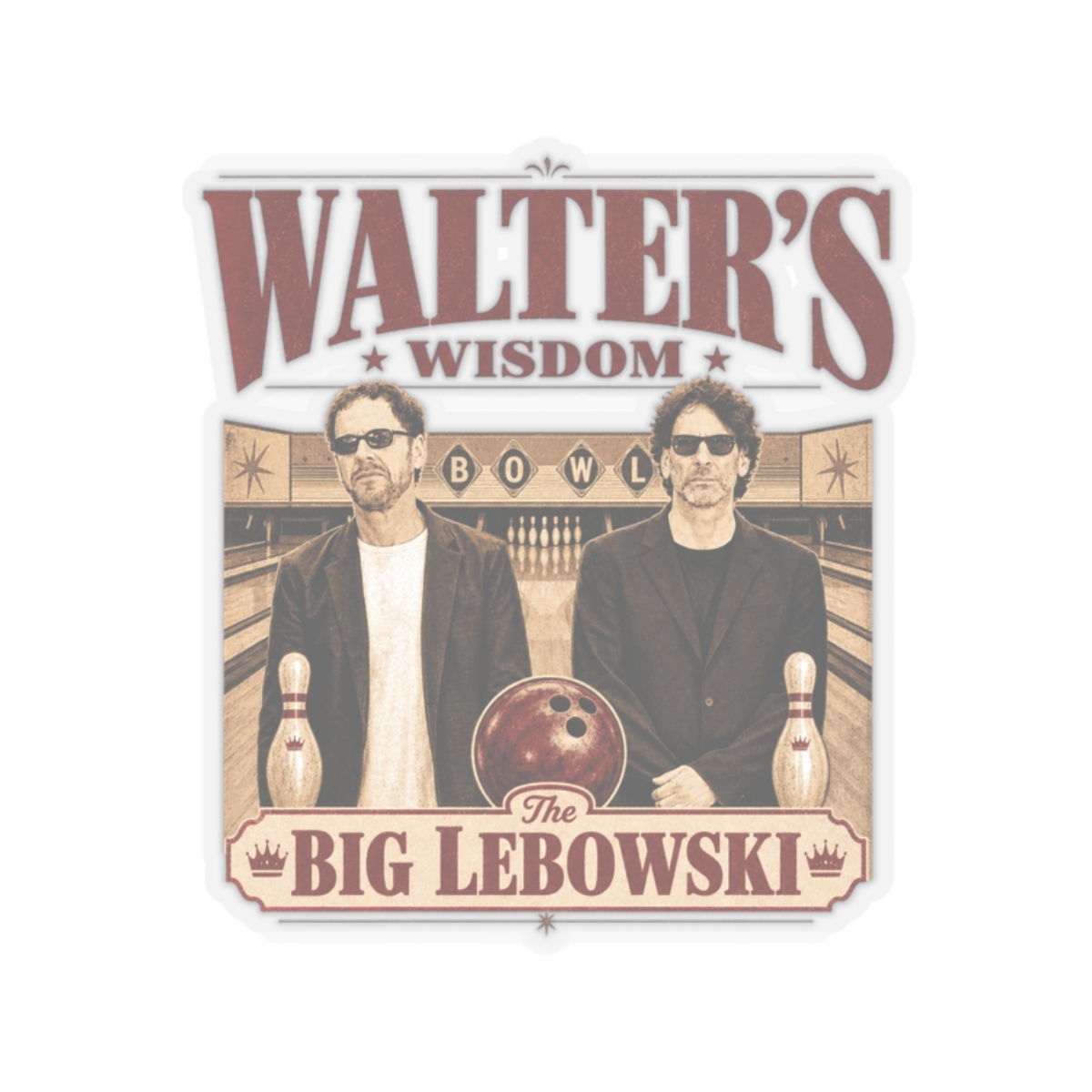 The Big Lebowski "Walter" Sticker
