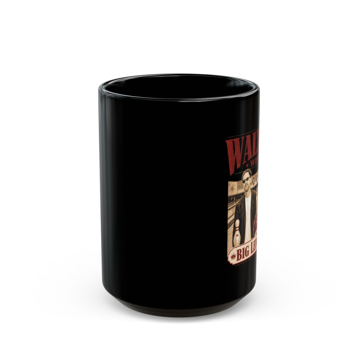 The Big Lebowski "Walter" Black Mug - alternate angle 2, merchandise