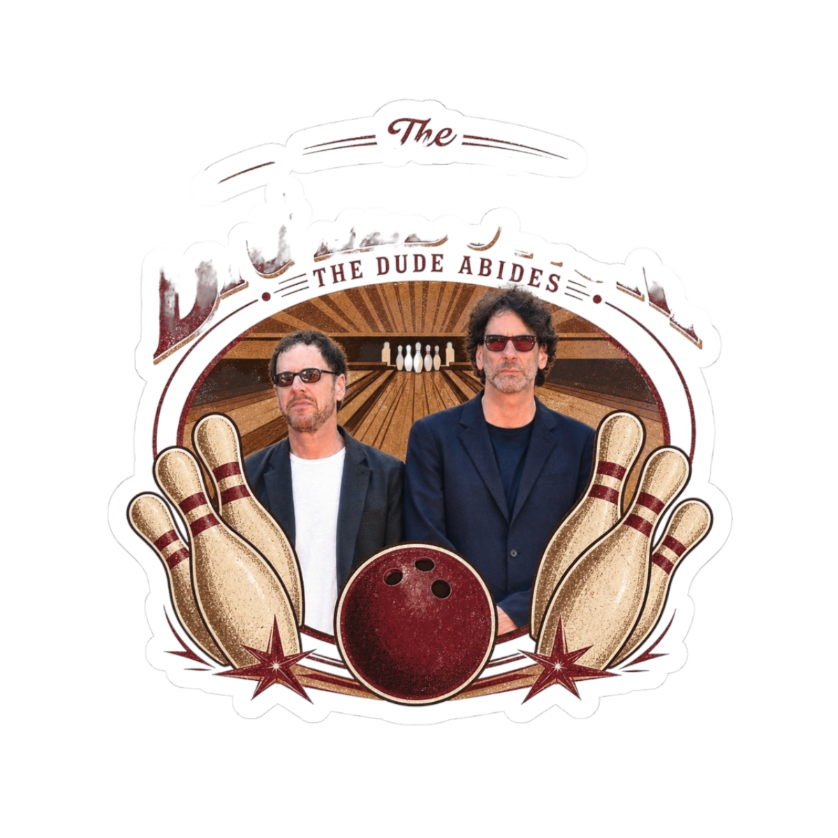 The Big Lebowski "The Big Lebowski" Sticker - alternate angle 1, merchandise
