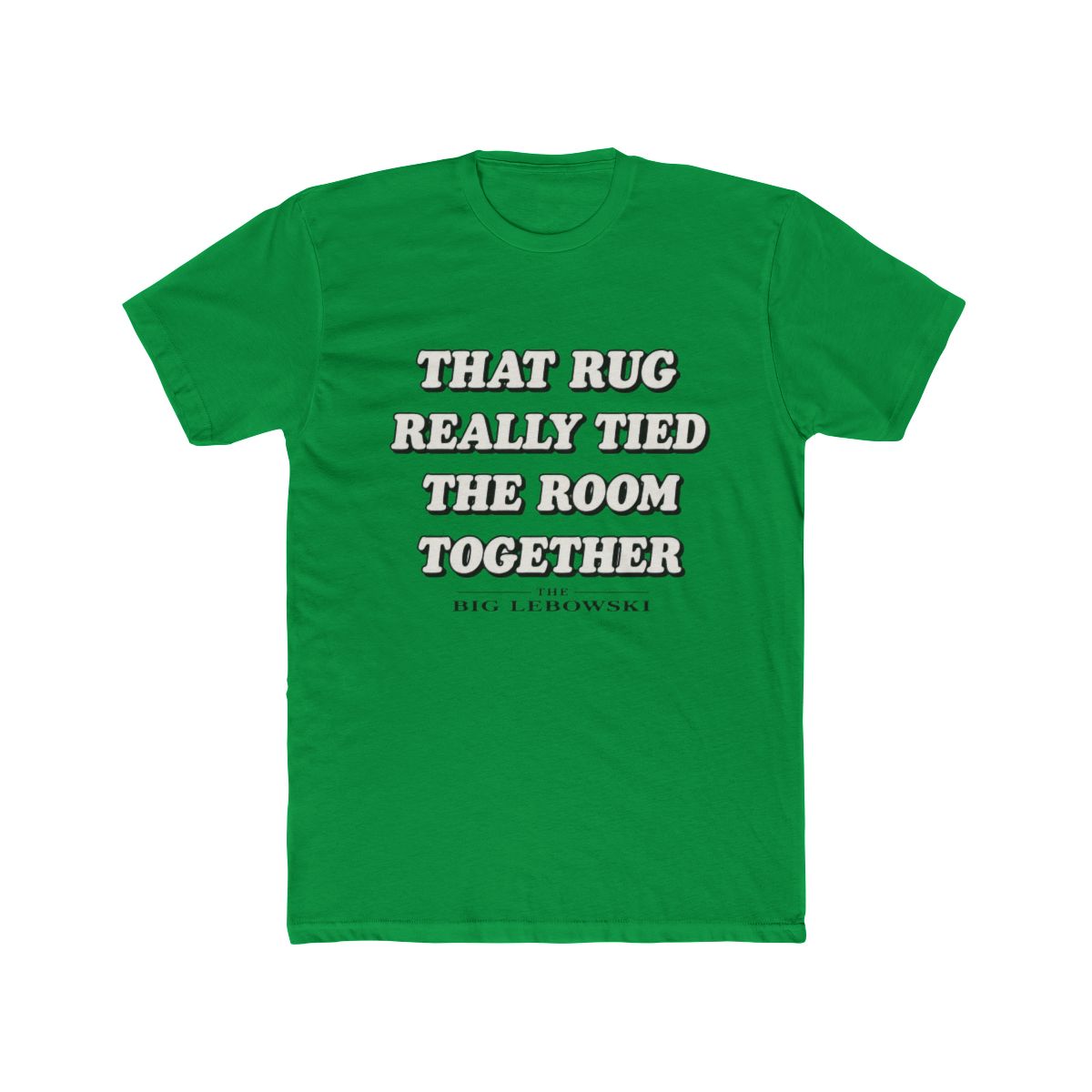 Rug Really Tied Room Together T Shirt | The Big Lebowski - alternate angle 2, merchandise