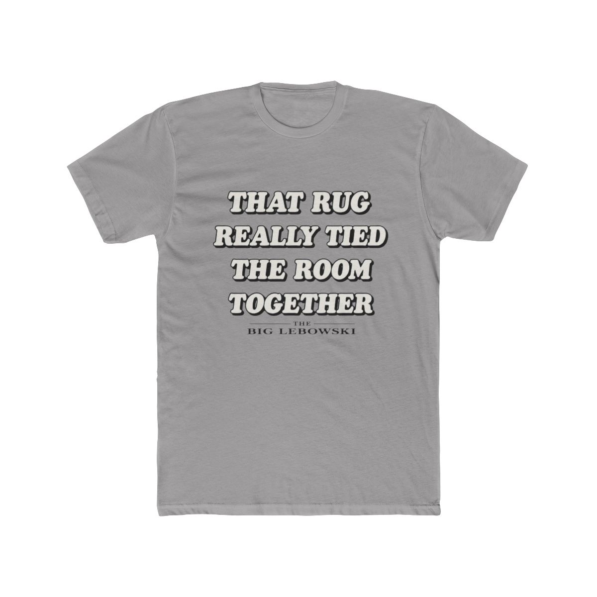Rug Really Tied Room Together T Shirt | The Big Lebowski - alternate angle 4, merchandise