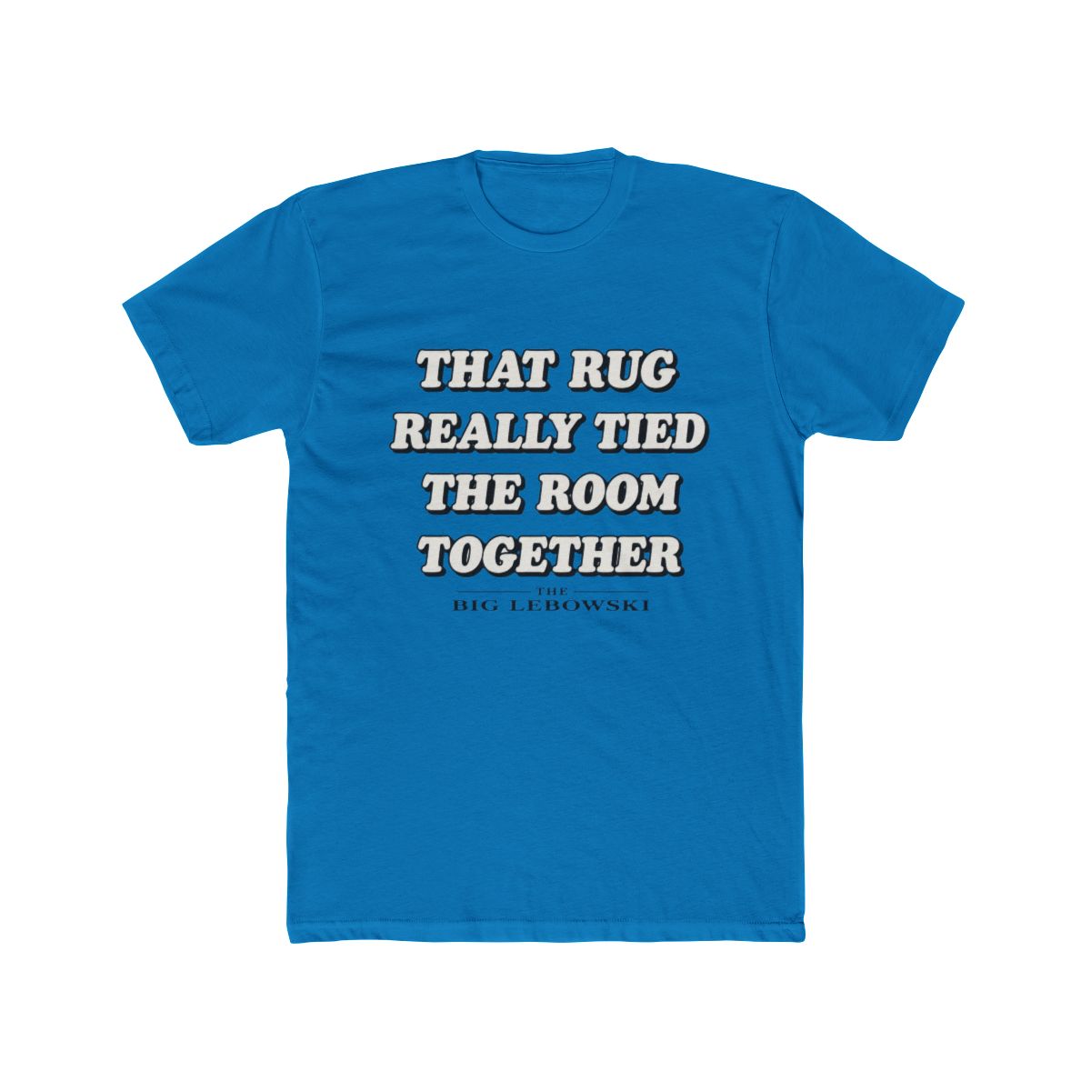 Rug Really Tied Room Together T Shirt | The Big Lebowski - alternate angle 3, merchandise