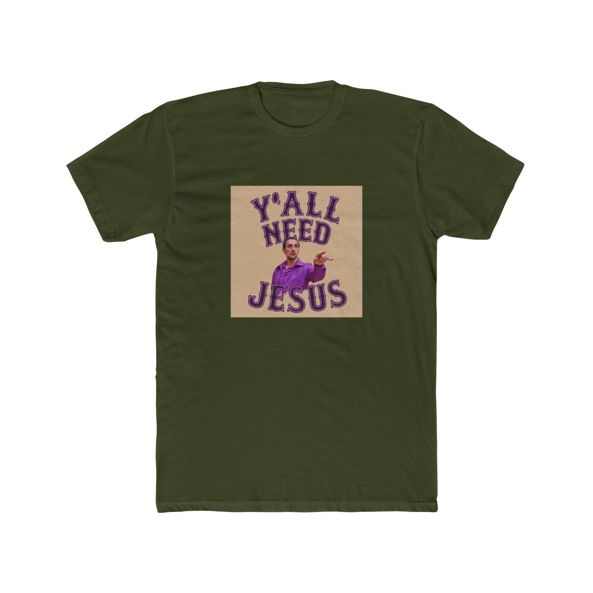 Y'all Need Jesus - Big Lebowski Movie T Shirt | The Big Lebowski - alternate angle 5, merchandise