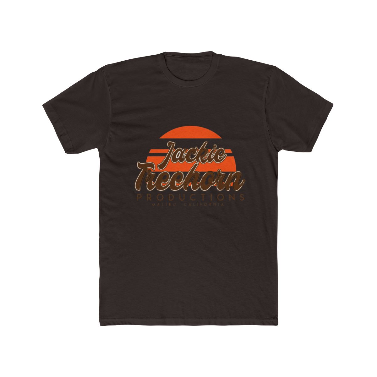 Jackie Treehorn Productions Logo Big Lebowski T Shirt | The Big Lebowski - alternate angle 2, merchandise