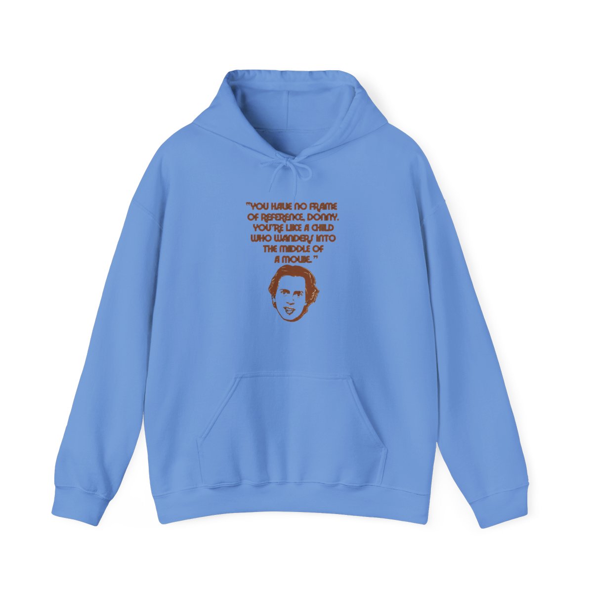No Frame of Reference, Donny - Big Lebowski Movie Hoodie | The Big Lebowski - alternate angle 4, merchandise