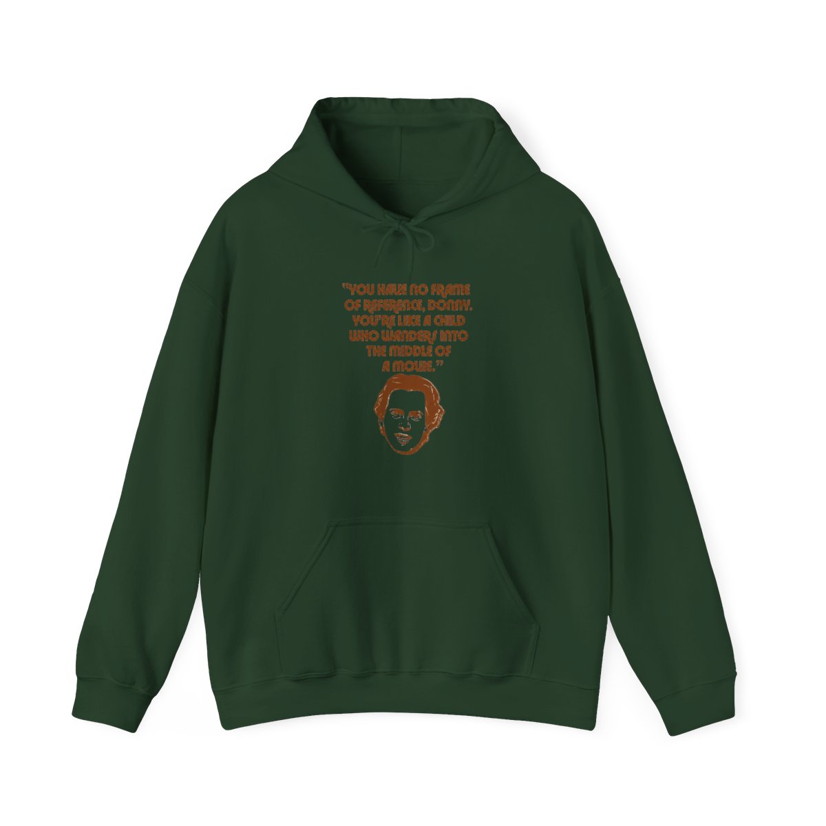 No Frame of Reference, Donny - Big Lebowski Movie Hoodie | The Big Lebowski - alternate angle 4, merchandise
