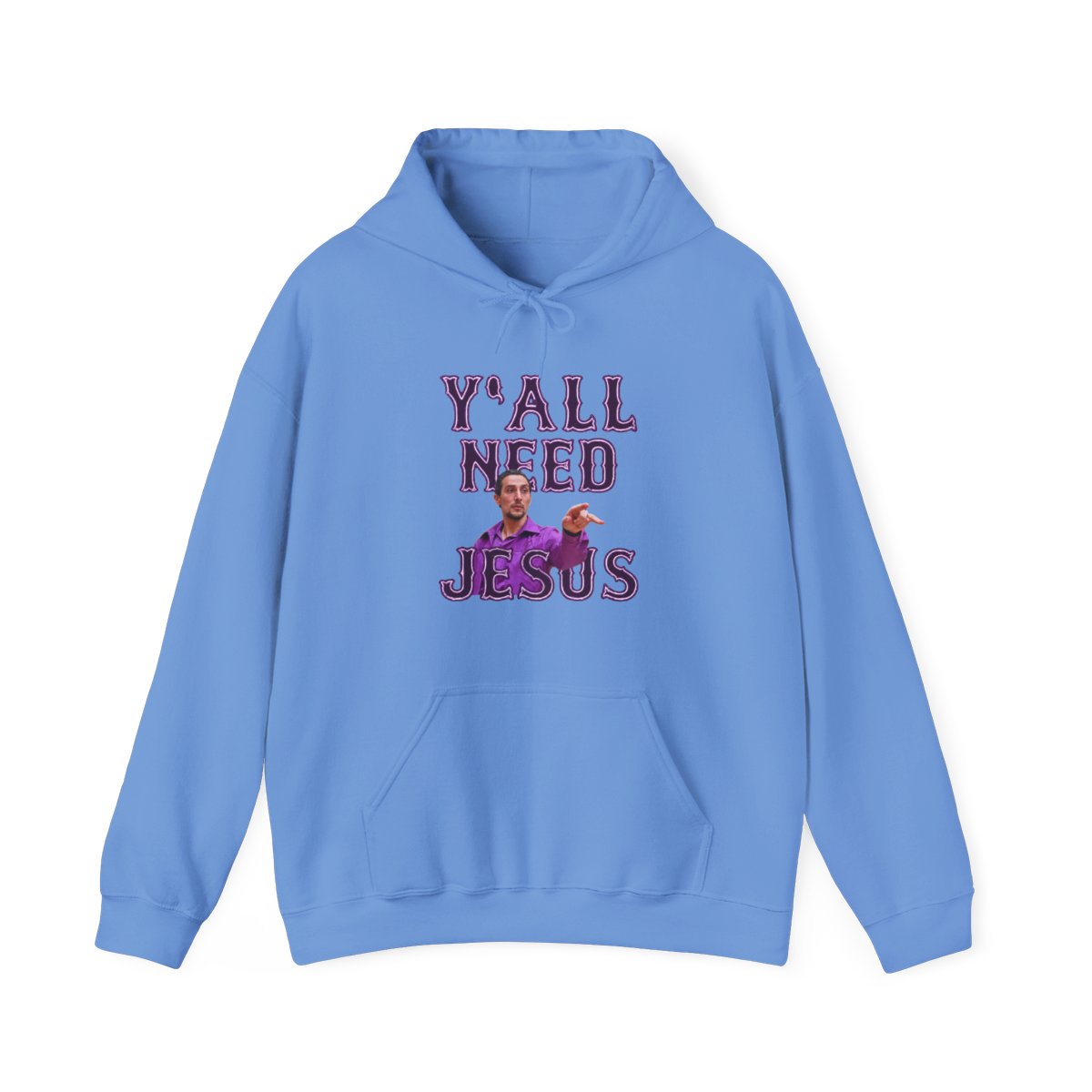Y'all Need Jesus - Big Lebowski Movie Hoodie | The Big Lebowski - alternate angle 5, merchandise
