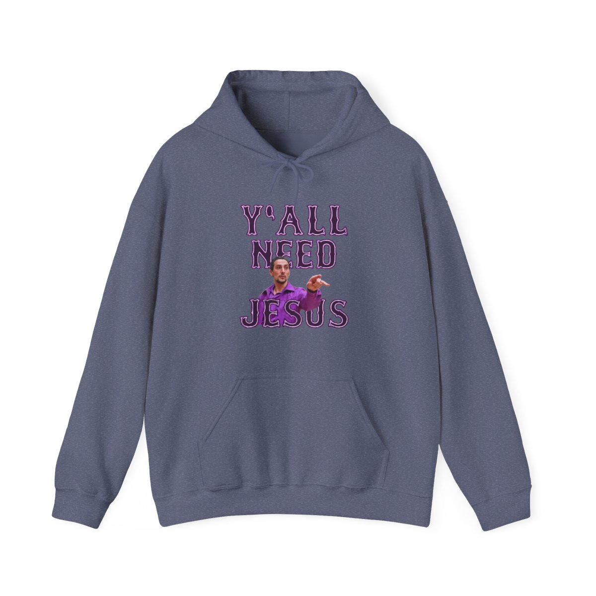 Y'all Need Jesus - Big Lebowski Movie Hoodie | The Big Lebowski - alternate angle 3, merchandise