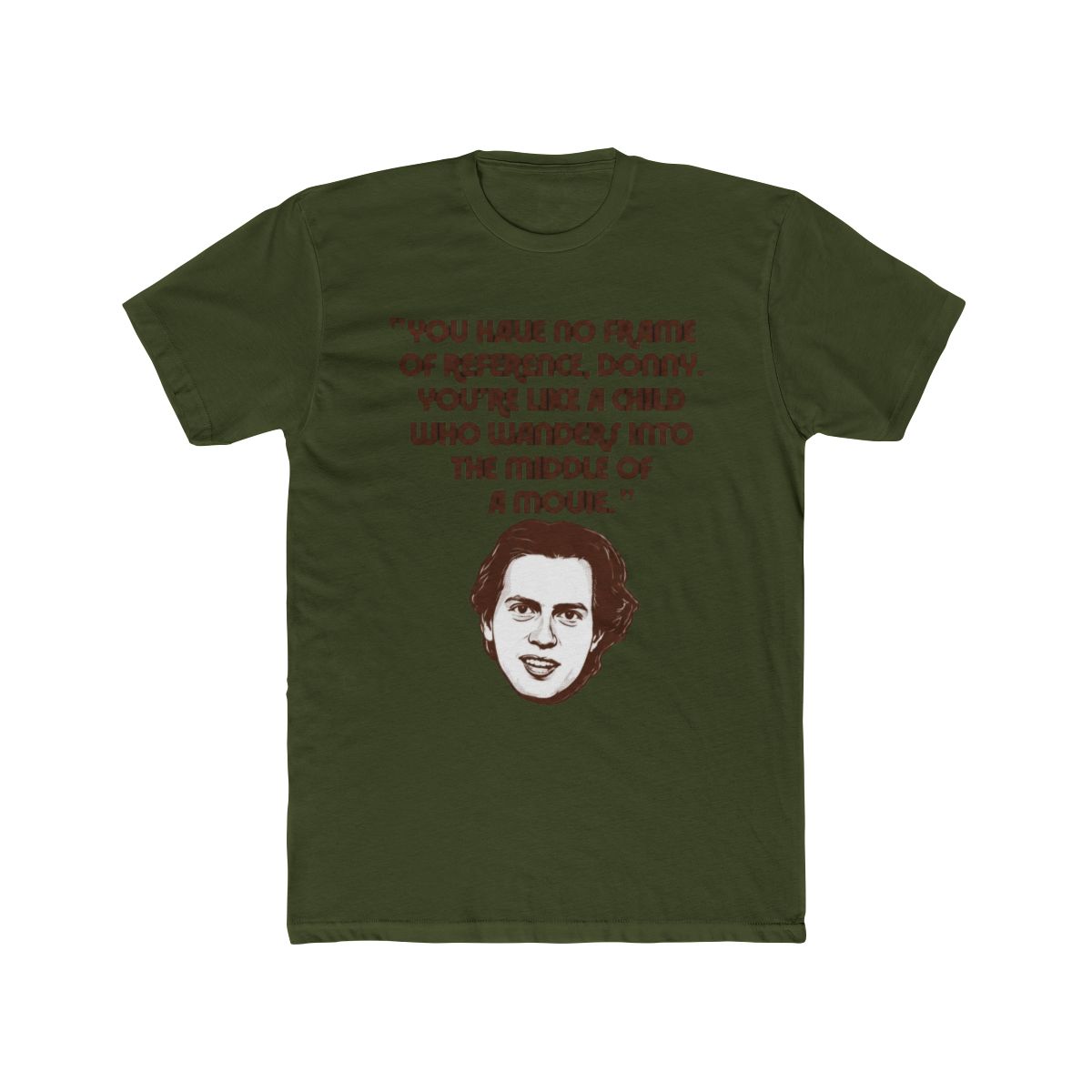 No Frame of Reference, Donny - Big Lebowski Movie Long Sleeve T Shirt | The Big Lebowski - alternate angle 5, merchandise