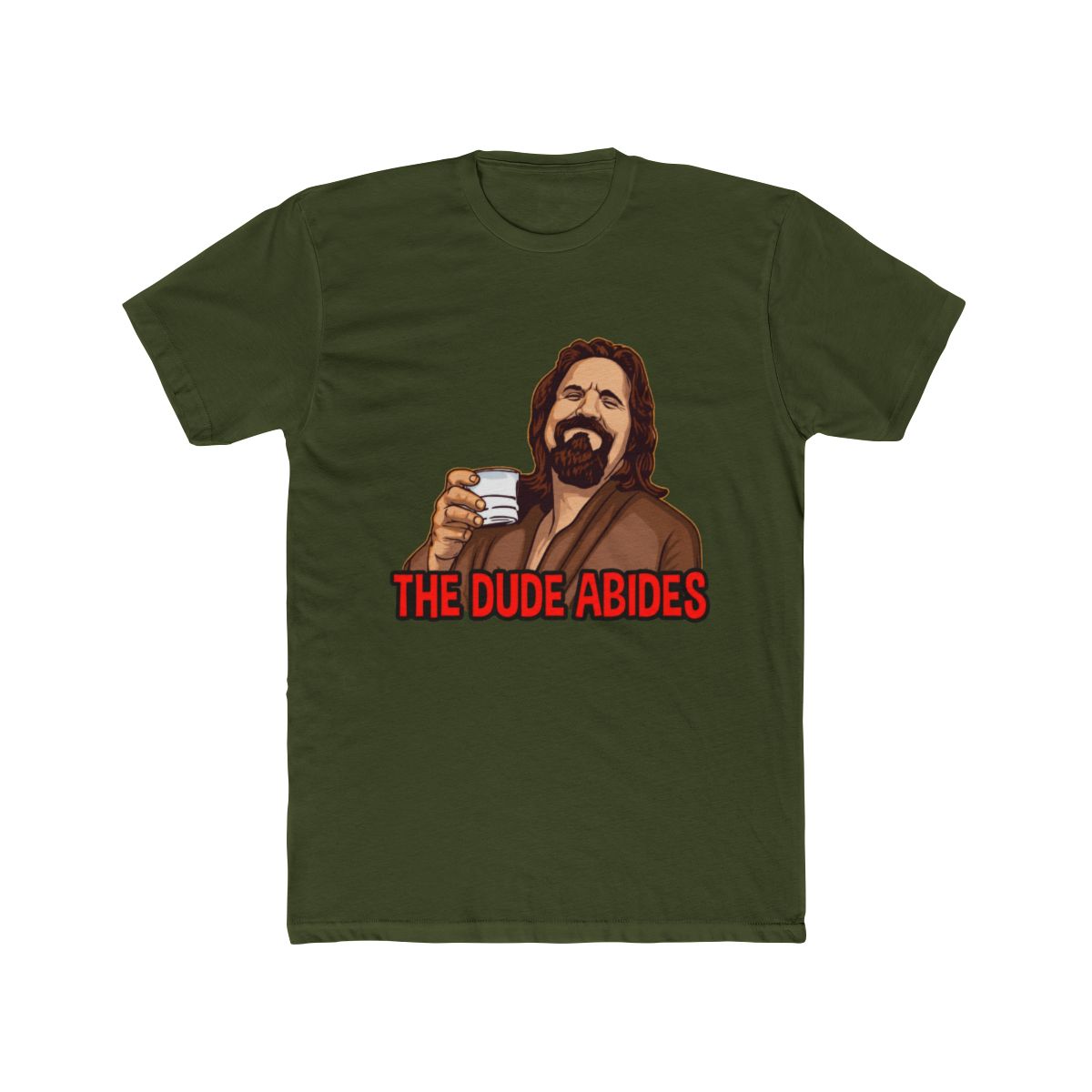 big lebowski the dude abides T Shirt | The Big Lebowski - alternate angle 5, merchandise