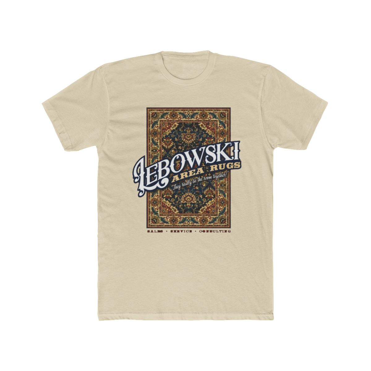 Lebowski Area Rugs T Shirt | The Big Lebowski - alternate angle 4, merchandise