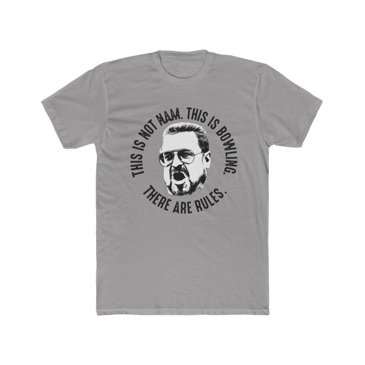 The Big Lebowski - This Is Not Nam - This Is Bowling - There Are Rules T Shirt - alternate angle 3, merchandise