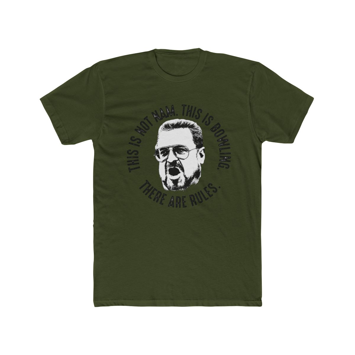 The Big Lebowski - This Is Not Nam - This Is Bowling - There Are Rules T Shirt - alternate angle 2, merchandise