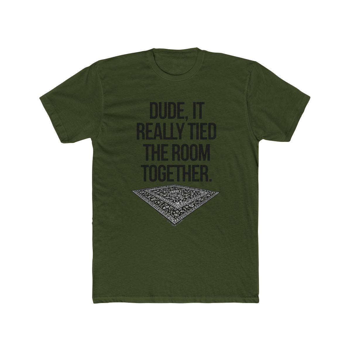 Big Lebowski Tied the Room Together T Shirt | The Big Lebowski - alternate angle 5, merchandise