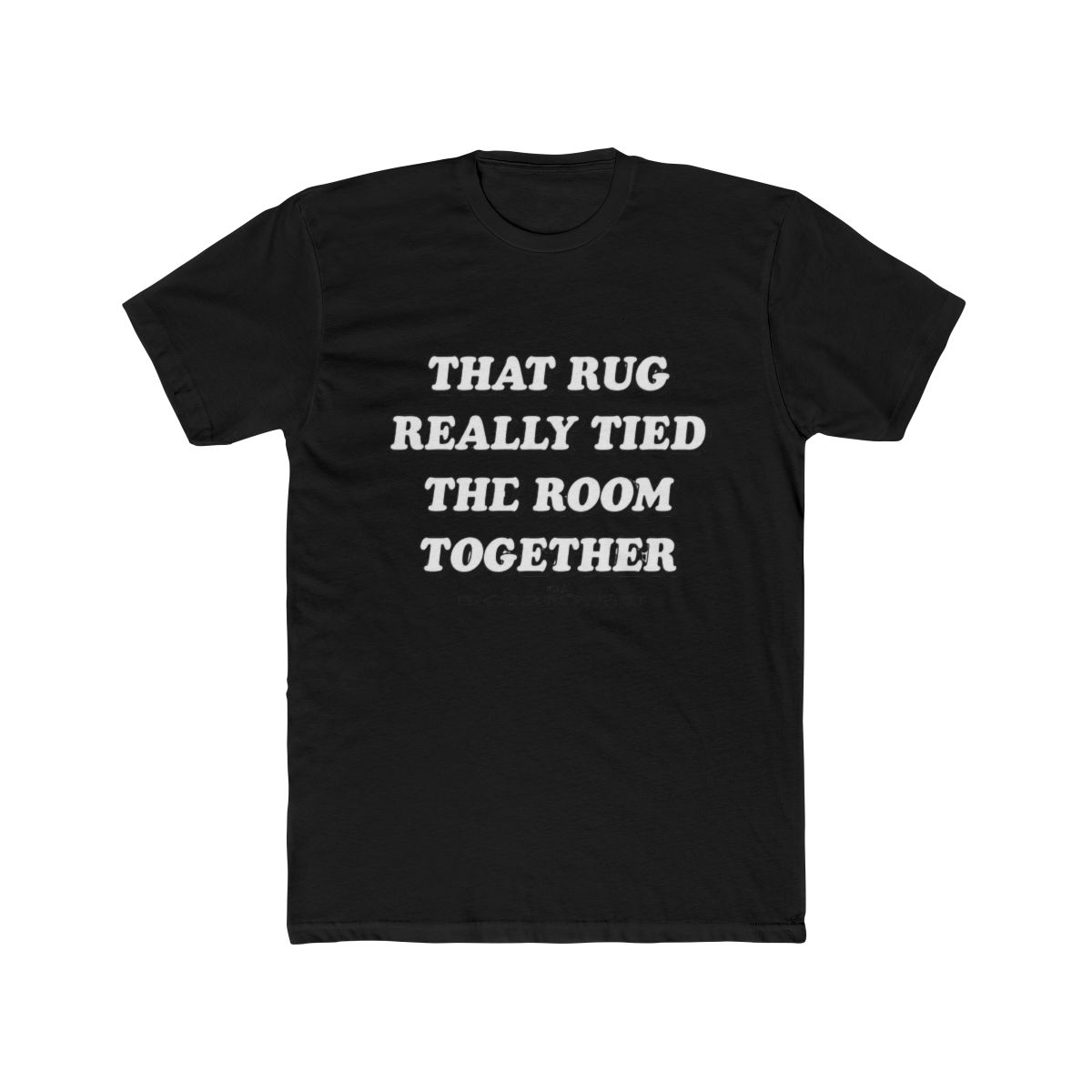 Rug Really Tied Room Together Girls T Shirt | The Big Lebowski - alternate angle 3, merchandise
