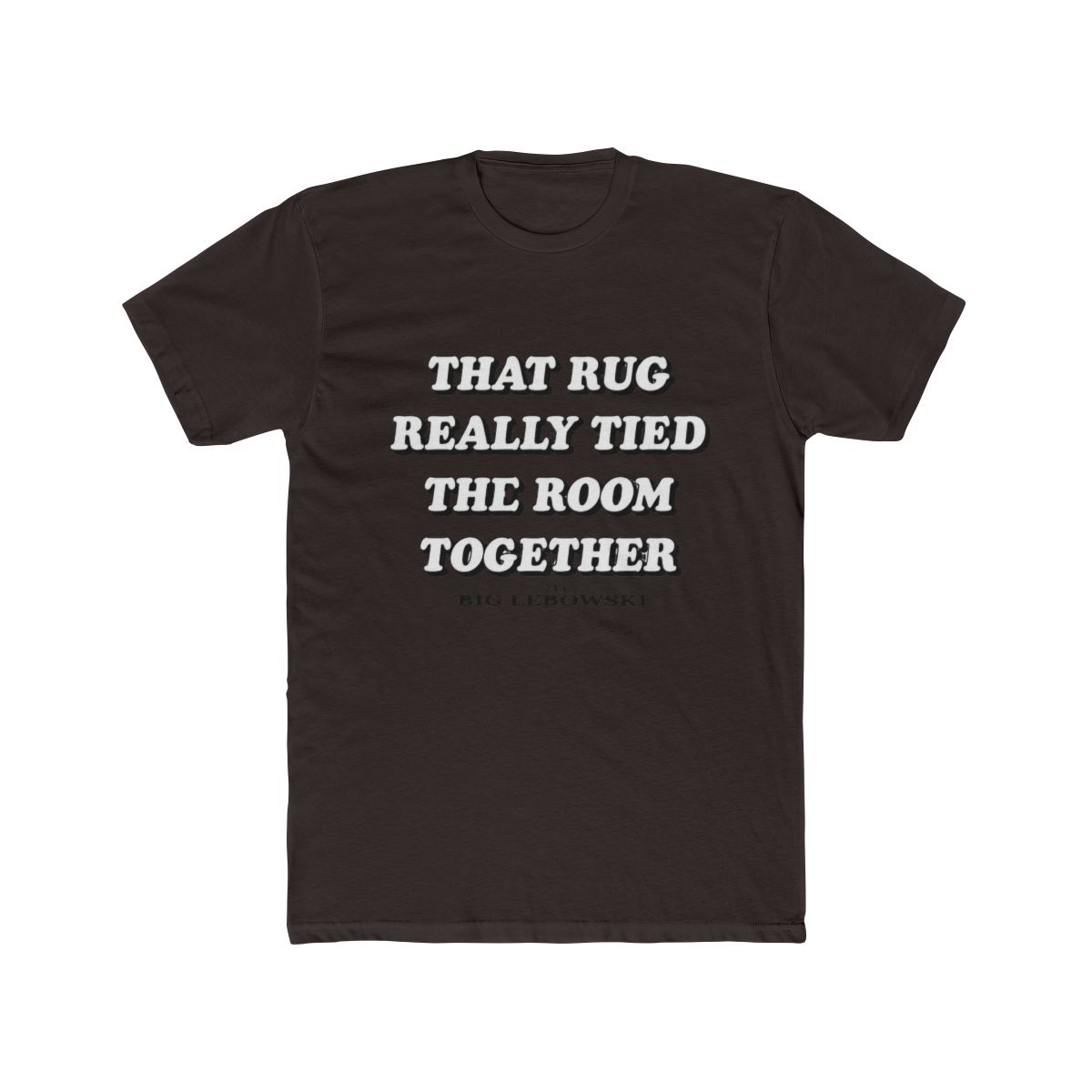 Rug Really Tied Room Together Girls T Shirt | The Big Lebowski - alternate angle 2, merchandise