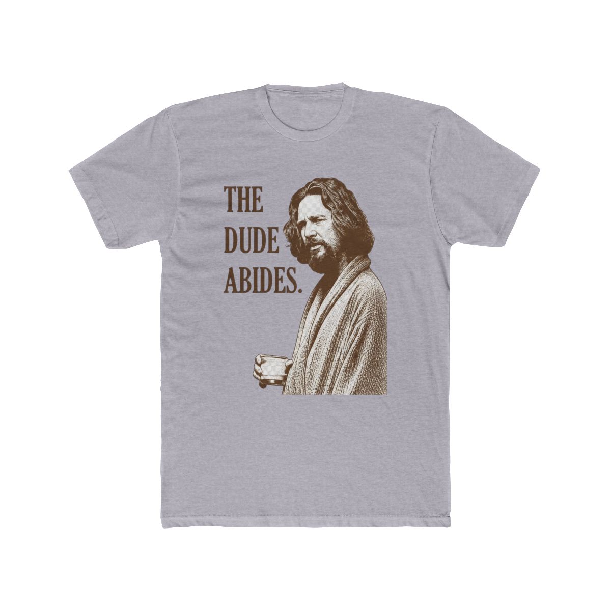 Big Lebowski Dude Abides T Shirt | The Big Lebowski - alternate angle 4, merchandise