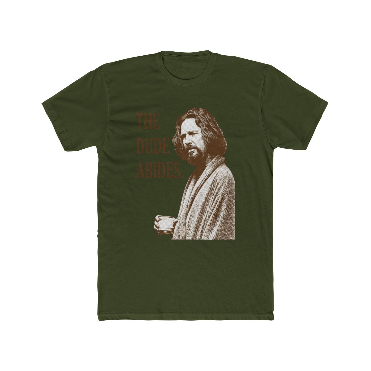 Big Lebowski Dude Abides T Shirt | The Big Lebowski - alternate angle 5, merchandise